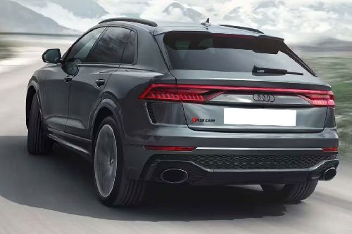 RS Q8 Rear angle view