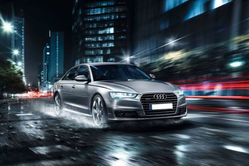 Audi A6 Front Cross Side View