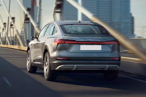 E-tron Sportback Rear angle view