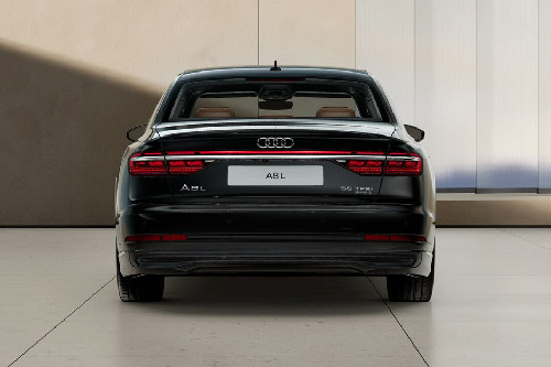 Full Rear View of Audi A8 L