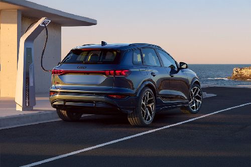 SQ6 E-Tron Rear angle view