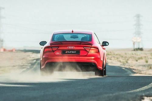 Full Rear View of Audi RS7 Sportback