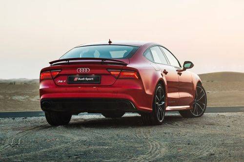 RS7 Sportback Rear angle view