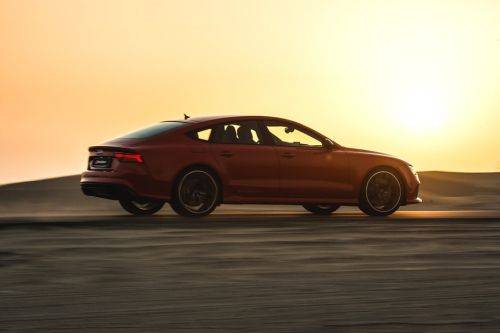 RS7 Sportback Rear Low Angle View