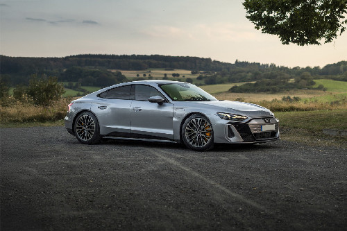 Audi S E-Tron GT Front Cross Side View