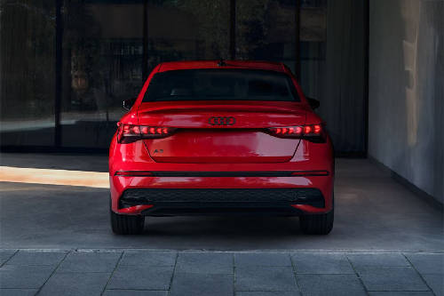 Full Rear View of Audi A3