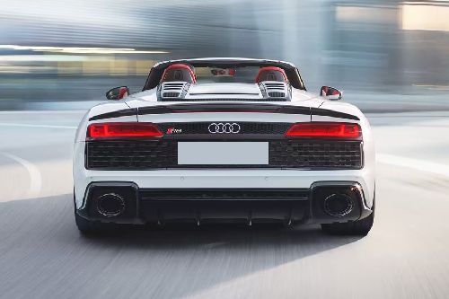 Full Rear View of Audi R8 Spyder