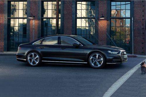 Audi A8 Front Cross Side View