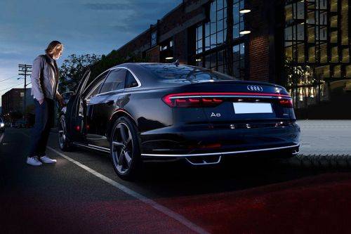 A8 Rear Low Angle View