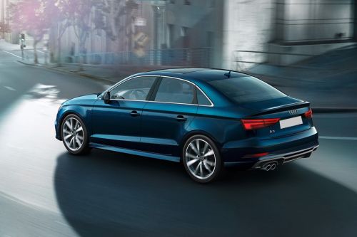 Rear Cross Side View of Audi A3 (2022-2024)
