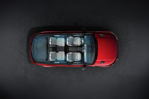 Top View of Range Rover Sport