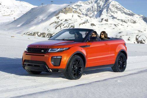 Land Rover Range Rover Evoque Convertible Front Side View