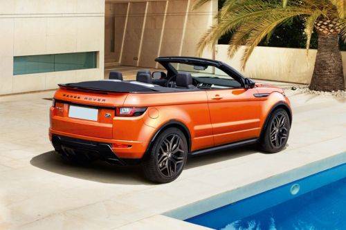 Range Rover Evoque Convertible Rear angle view