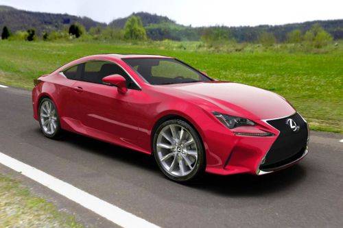 Lexus RC Front Cross Side View