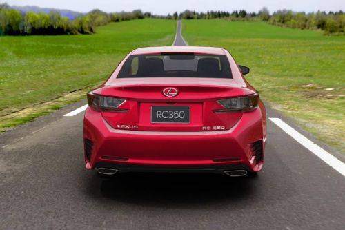 Full Rear View of Lexus RC