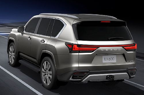 Rear Cross Side View of Lexus LX