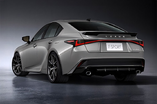 Rear Cross Side View of Lexus IS