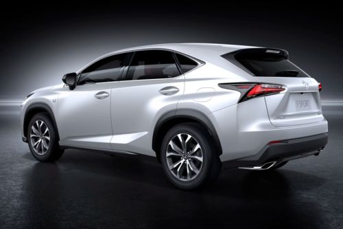 Rear Cross Side View of Lexus NX