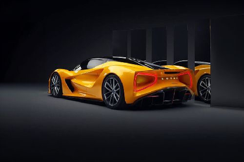 Rear Cross Side View of Lotus EVIJA