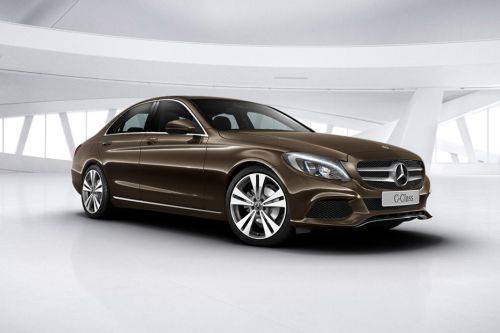 Mercedes-Benz C-Class Sedan Front Cross Side View