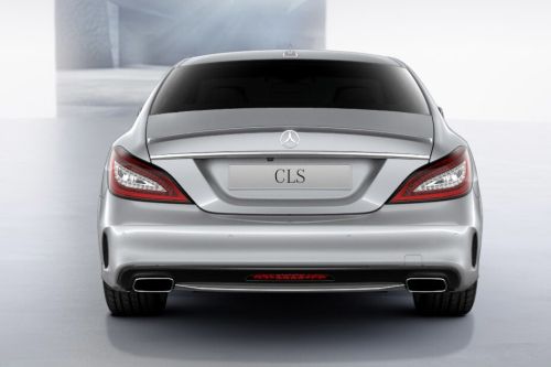 Full Rear View of Mercedes-Benz CLS-Class Coupe