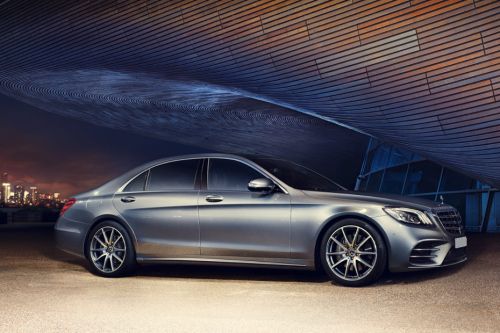 Mercedes-Benz S-Class Sedan Front Cross Side View