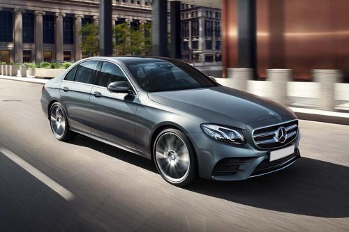 Mercedes-Benz E-Class Sedan Front Cross Side View