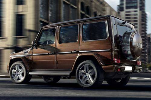 Rear Cross Side View of Mercedes-Benz G-Class