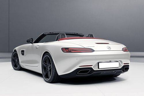 Rear Cross Side View of Mercedes-Benz AMG GT