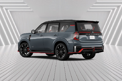 Rear Cross Side View of Nissan Patrol Nismo