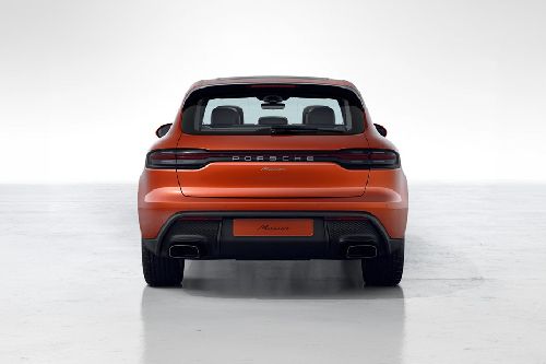 Full Rear View of Porsche Macan