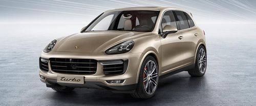 Porsche Cayenne Turbo Front Angle High View
