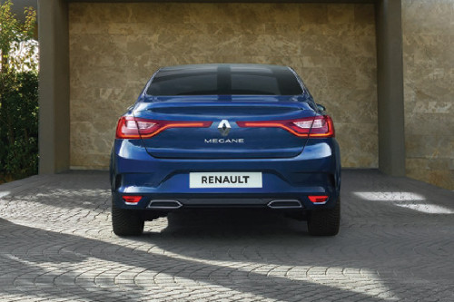 Full Rear View of Renault Megane