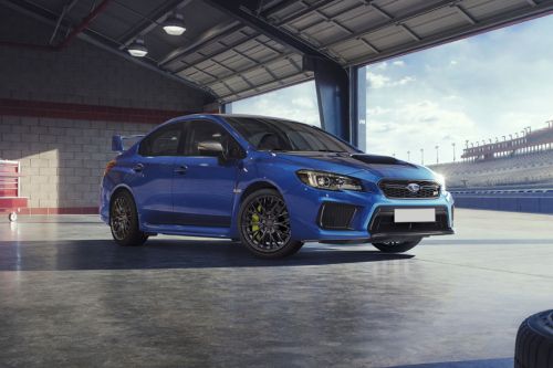 Subaru WRX STI Front Cross Side View