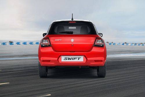 Full Rear View of Suzuki Swift