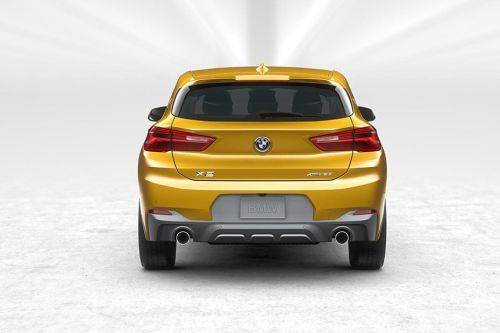 Full Rear View of BMW X2