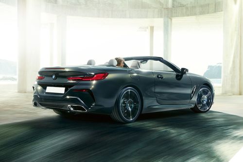 8 Series Convertible Rear angle view