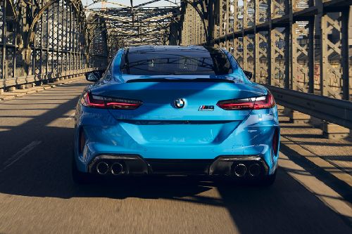 Full Rear View of BMW M8