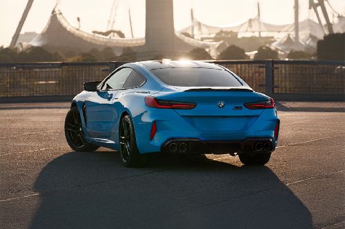 Rear Cross Side View of BMW M8