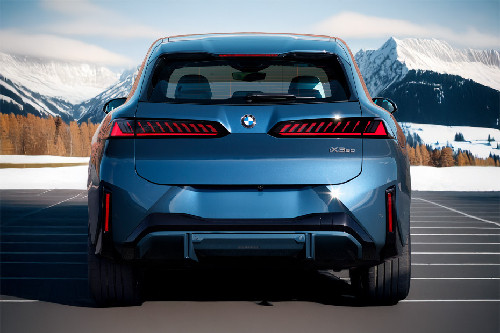 Full Rear View of BMW IX3