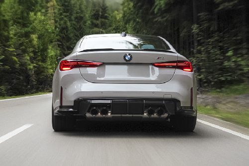 Full Rear View of BMW M4 Coupe