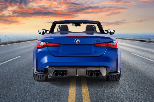 Full Rear View of BMW M4 Convertible