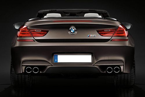 Full Rear View of BMW M6 Convertible