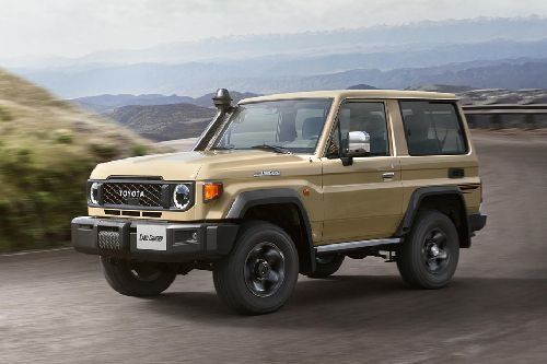 Land Cruiser 70 Front angle low view