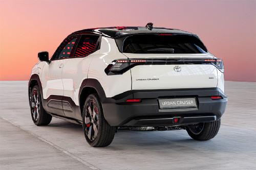 Rear Cross Side View of Toyota Urban Cruiser 2026