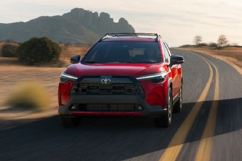 Full Front View of Corolla Cross facelift 