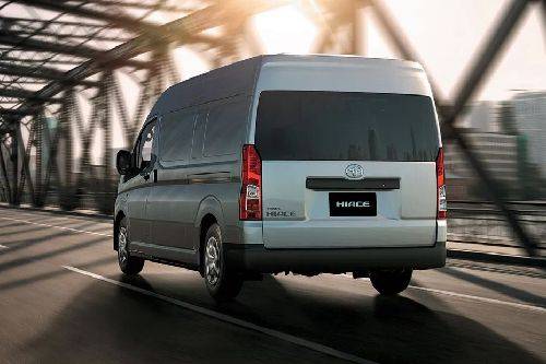 Rear Medium View of Toyota Hiace (2023-2024)