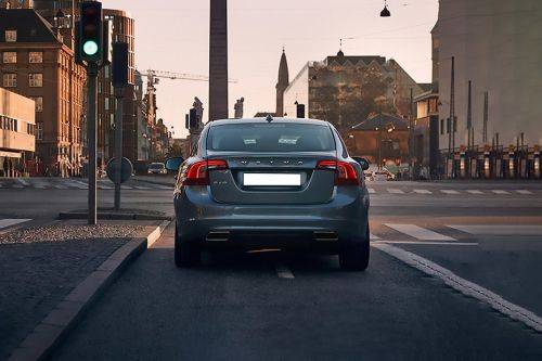 Full Rear View of Volvo S60 (2021-2023)