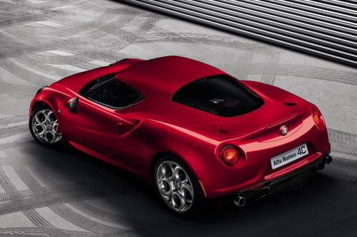 Rear Medium View of Alfa Romeo 4C