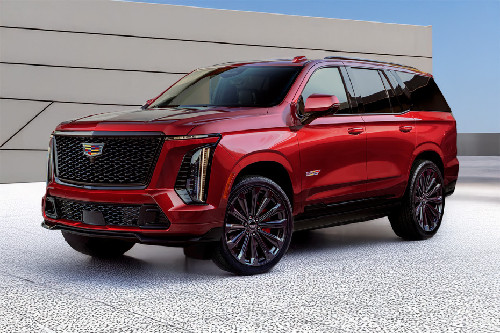 Escalade V Front angle low view